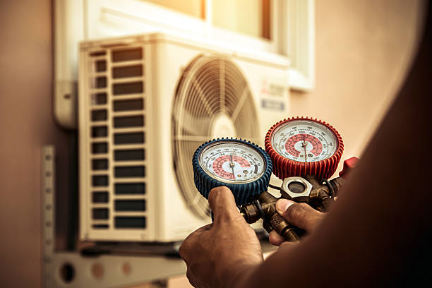 Professional Ac Installation technician working in Wheatfield, IN
